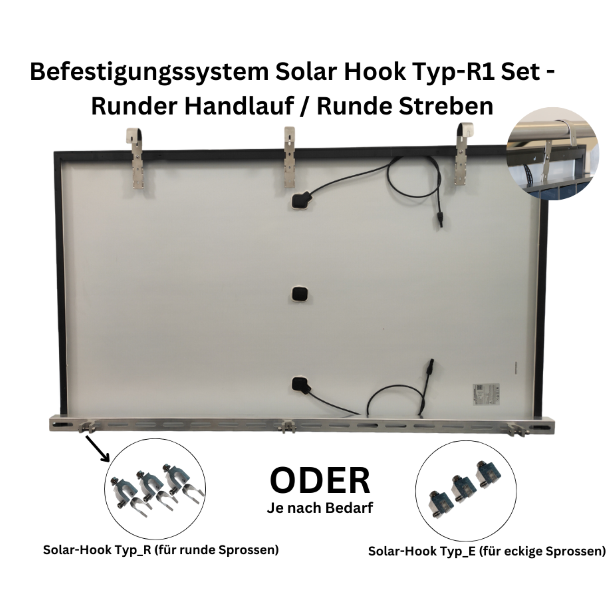 Befestigungssystem Solar Hook