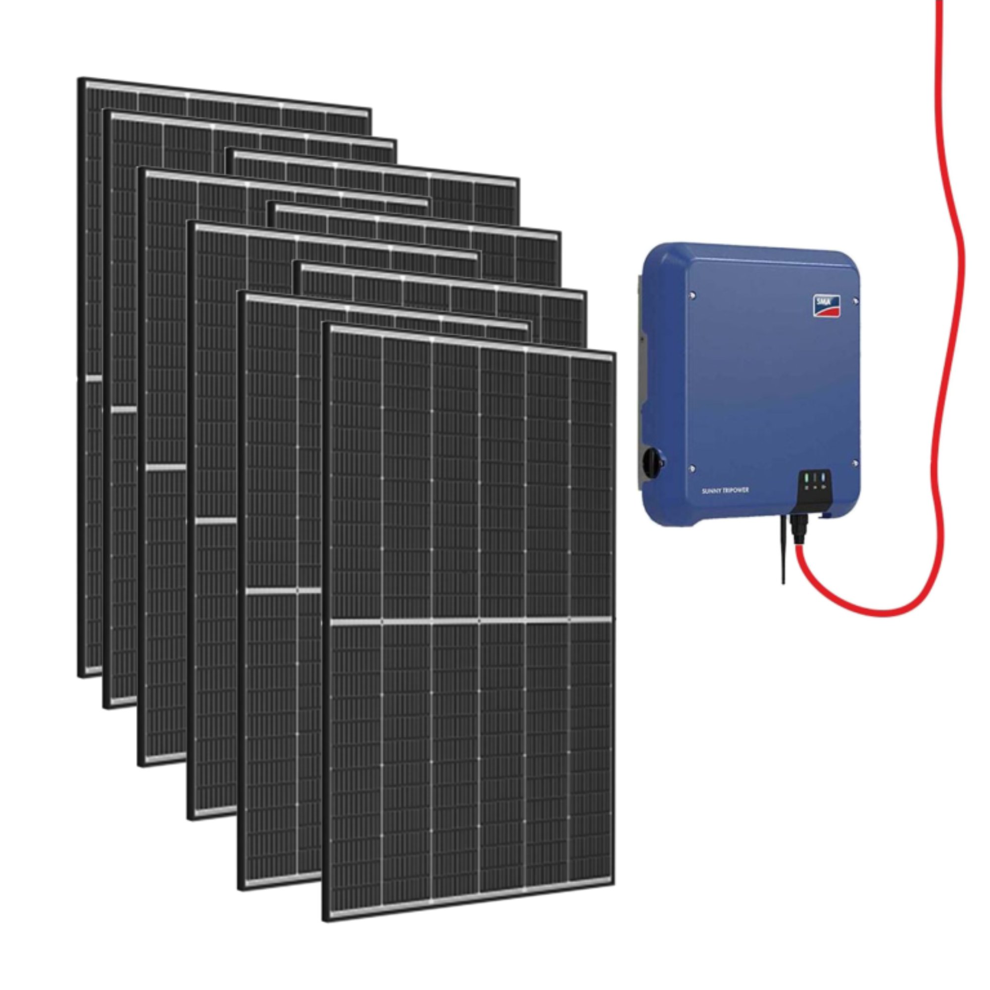 Photovoltaikanlage 3400Wp / 3kW mit Trina Solar 425 Wp und SMA Sunny Tripower 3.0