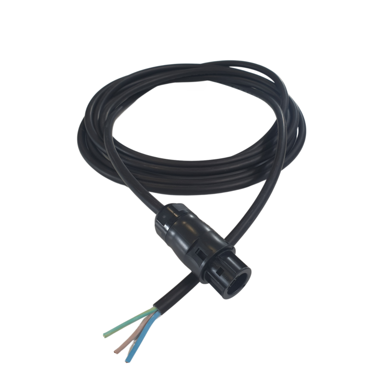 Anschlusskabel 3x 1,5mm² AC 5m für Microwechselrichter Kabelende Frei (passend für Deye, Envertech,