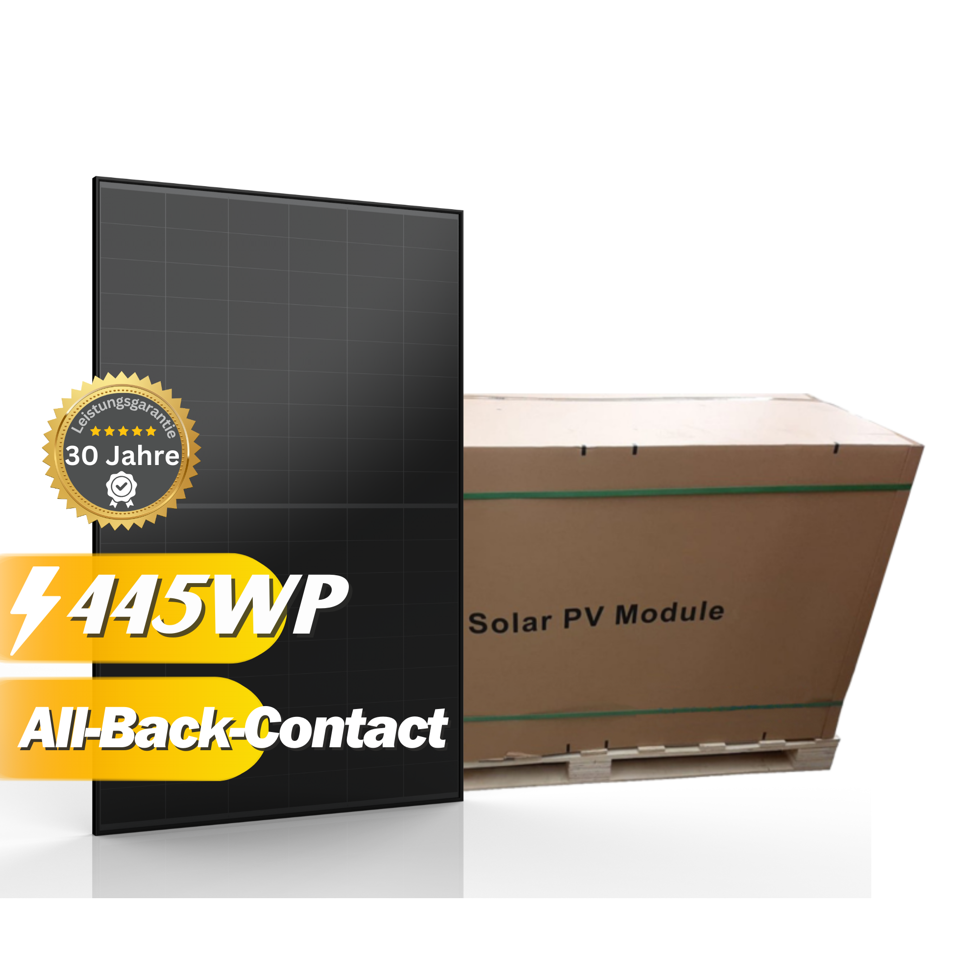 Solarmodul 445Wp AIKO Solar N-Type ABC Full Black 36 Stück