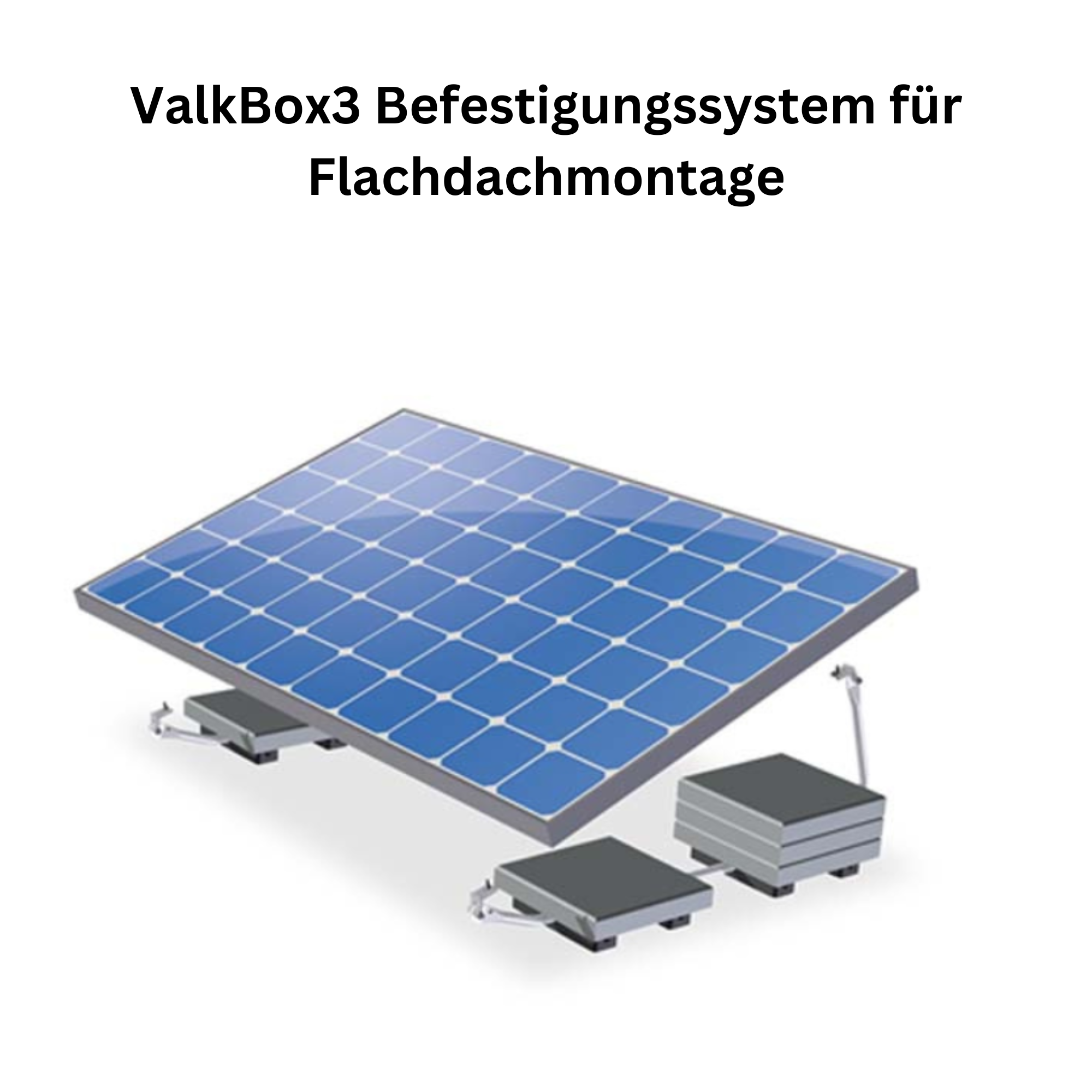 ValkBox3 Befestigungssystem für Flachmontage