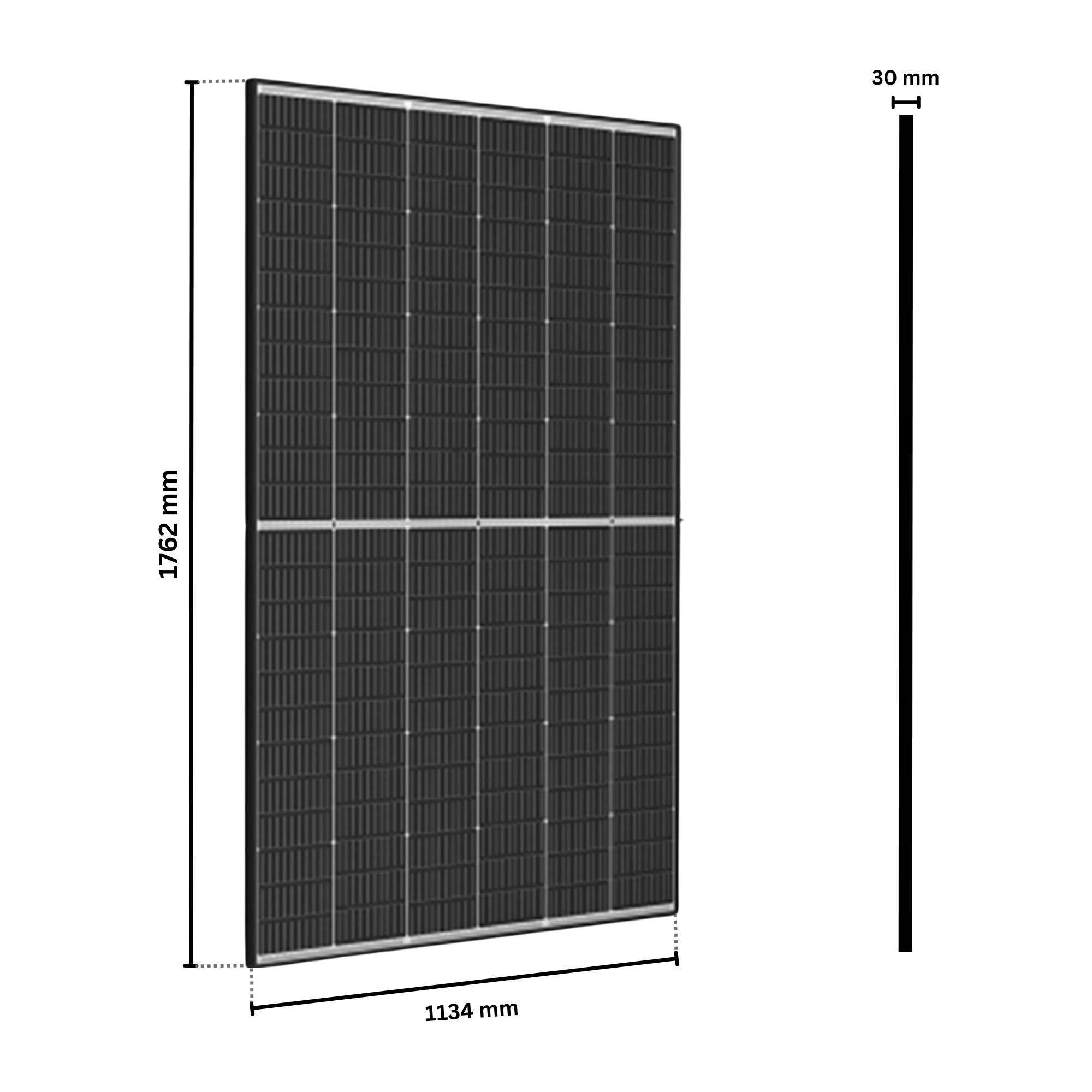 Abmessung Solarmodul Trina Solar 425 Wp