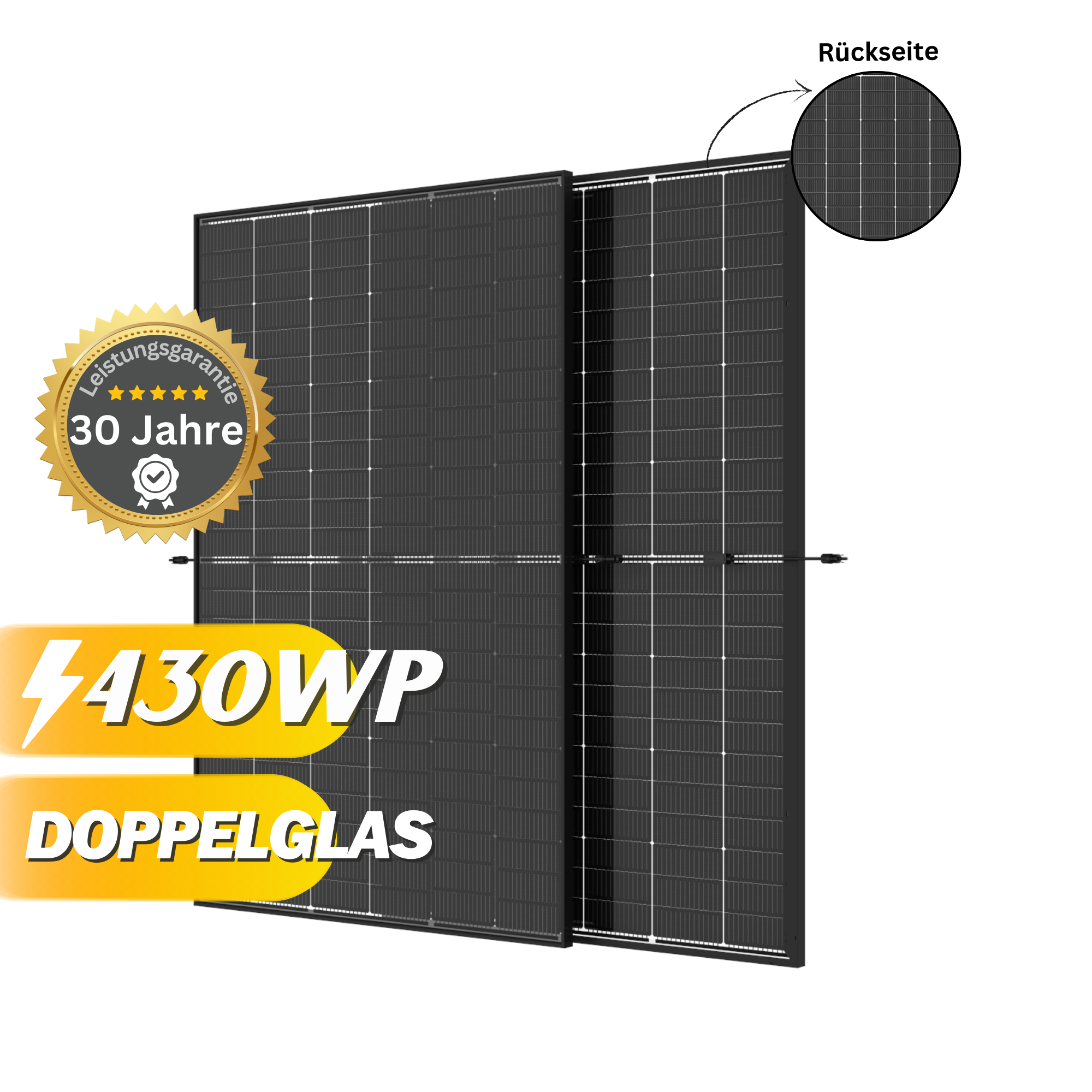 Solarmodul 430Wp Trina Solar Vertex S+ Doppelglas